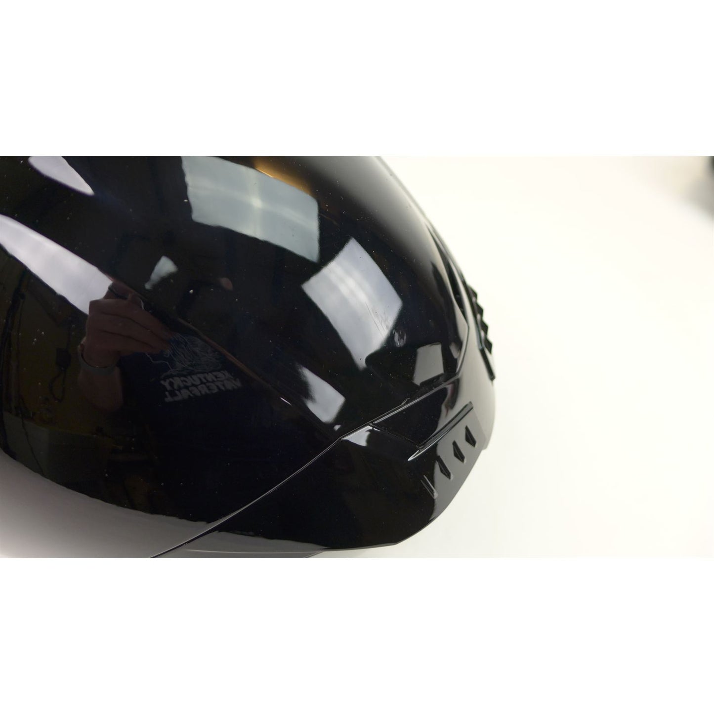 LS2 Stream II Solid Helmet with SunShield Gloss Black - Large OPEN BOX [MPN: 808-1004]_2354421