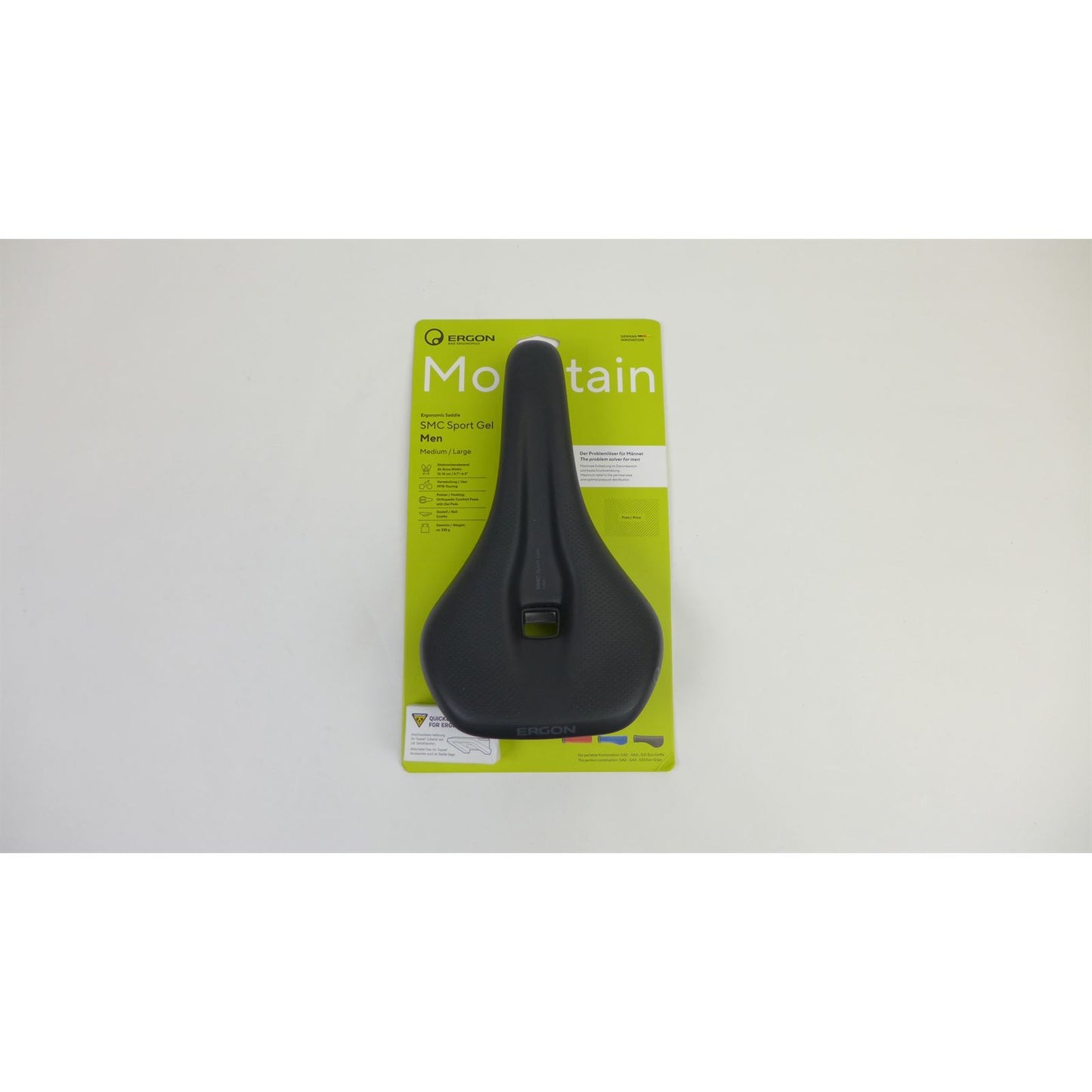 Ergon SMC Sport Gel Saddle - Stealth, Mens, Medium/Large OPEN BOX [MPN: 44030043]_2355016