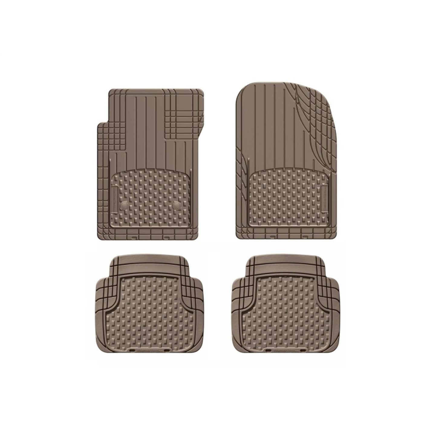 WeatherTech Universal Front and Rear Trim-to-Fit Mat (4pc Set) - Tan [MPN: 11TTFST]_2306100
