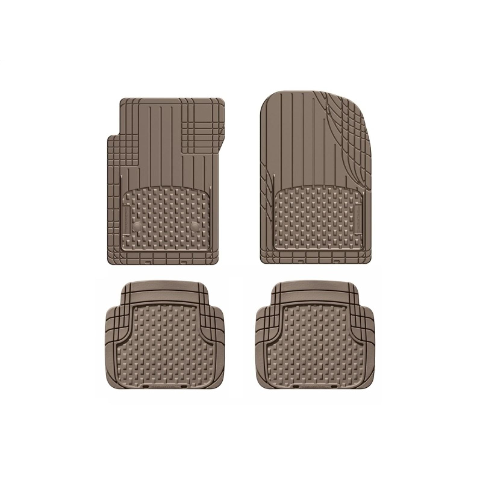 WeatherTech Universal Front and Rear Trim-to-Fit Mat (4pc Set) - Tan [MPN: 11TTFST]_2306100