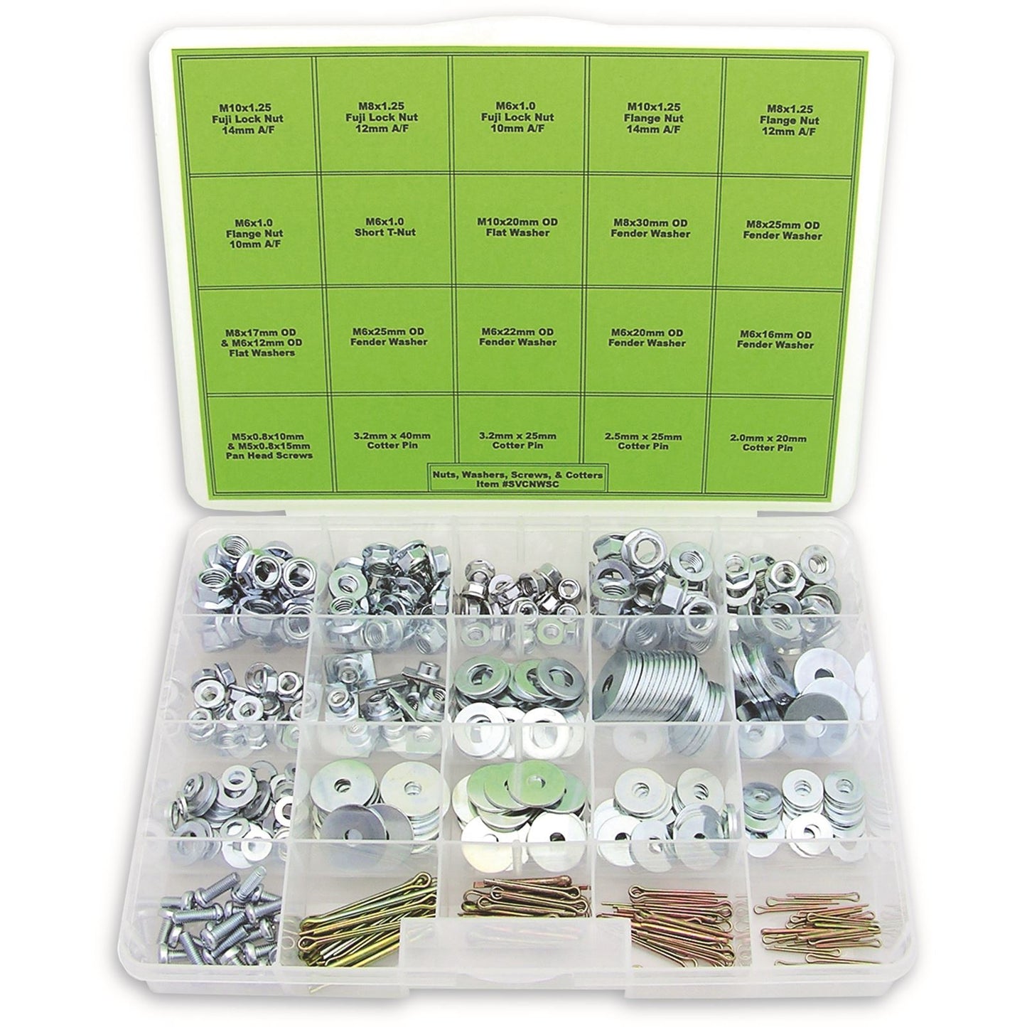 Bolt MC Hardware Nut/Washer/Screw Kit SVCNWSC_212860