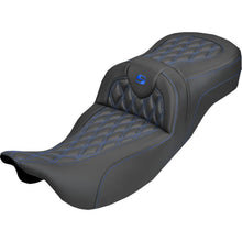 Saddlemen Extended Reach Roadsofa™ Carbon Fiber - Blue Stitch - FL '08-'25 [MPN: 808-07B-20701]_2537673