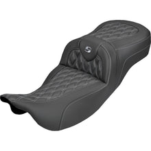 Saddlemen Extended Reach Roadsofa™ Carbon Fiber Seat Silver Stitch FL 08-25 [MPN: 808-07B-20705]_2308075