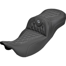 Saddlemen Extended Reach Roadsofa™ Carbon Fiber Seat Silver Stitch FL 08-25 [MPN: 808-07B-20705]_2537730