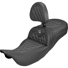 Saddlemen Extended Reach Roadsofa™ Carbon Fiber Seat Silver Stitch FL 08-25 [MPN: 808-07B-207B5]_2307979