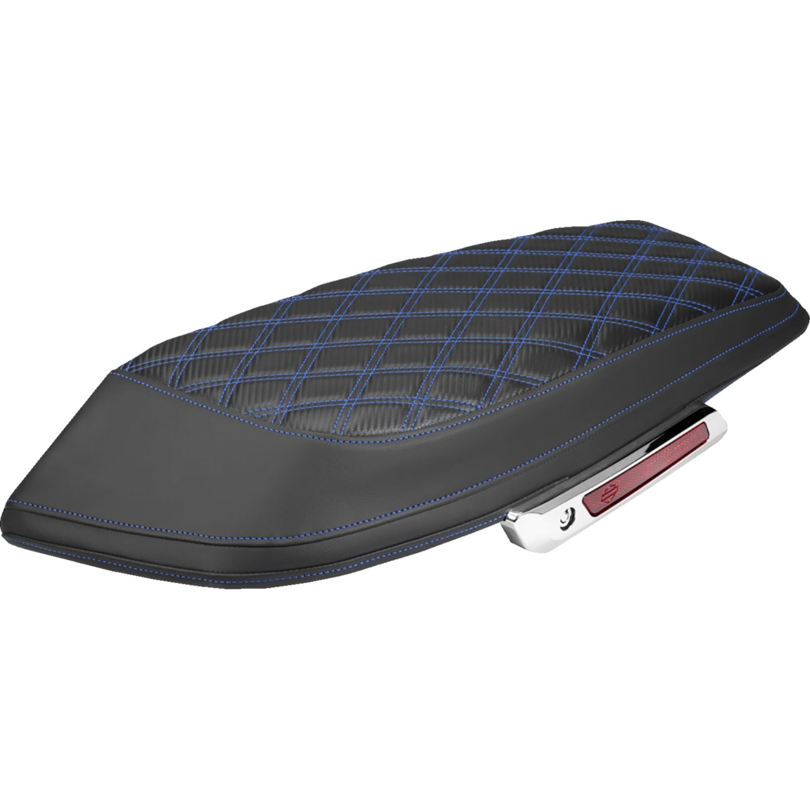 Saddlemen Saddlebag Lid Covers - Lattice - Blue Stitch - FLH/FLT '23-'26 [MPN: L870-23-20701]_2308147