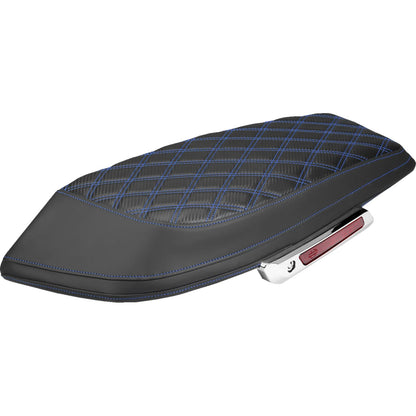 Saddlemen Saddlebag Lid Covers - Lattice - Blue Stitch - FLH/FLT '23-'26 [MPN: L870-23-20701]_2308147