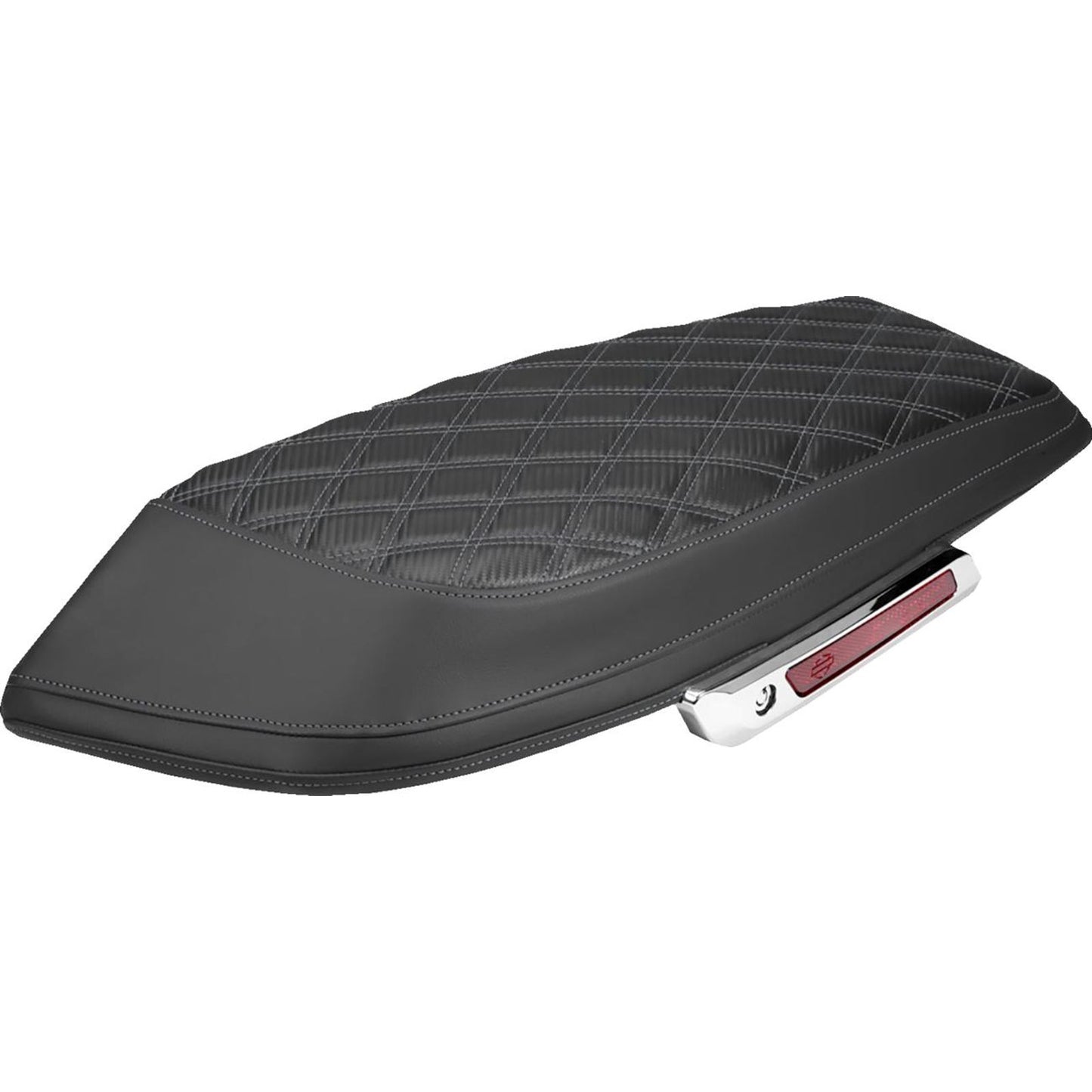 Saddlemen Saddlebag Lid Covers - Lattice - Gray Stitch - FLH/FLT '23-'26 [MPN: L870-23-20702]_2537742