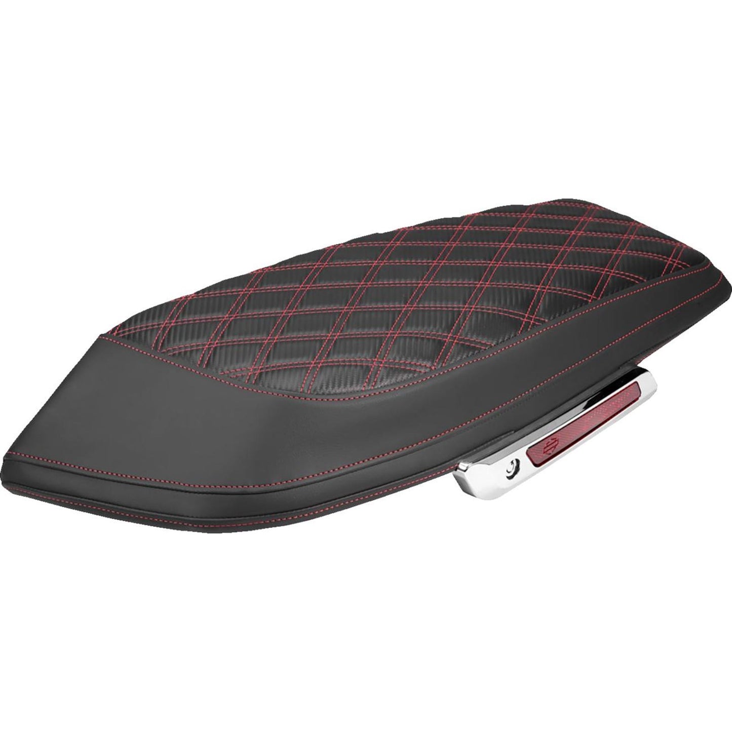 Saddlemen Saddlebag Lid Covers - Lattice - Red Stitch - FLH/FLT '23-'26 [MPN: L870-23-20704]_2537748