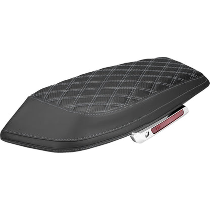 Saddlemen Saddlebag Lid Covers - Lattice - Silver Stitch - FLH/FLT '23-'26 [MPN: L870-23-20705]_2308023