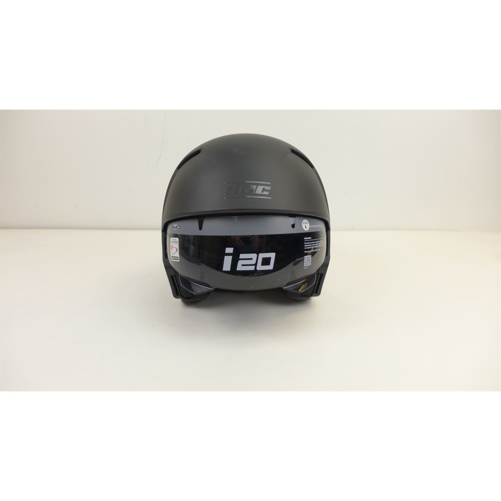 HJC i20 Open Face Helmet - Semi-Flat Black - Large OPEN BOX [MPN: 0820-0135-06]_2354961