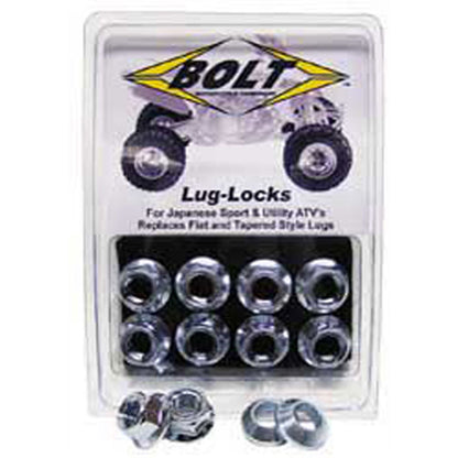 Bolt MC Hardware Lug-Locks Silver 2005-LUG.S_212877