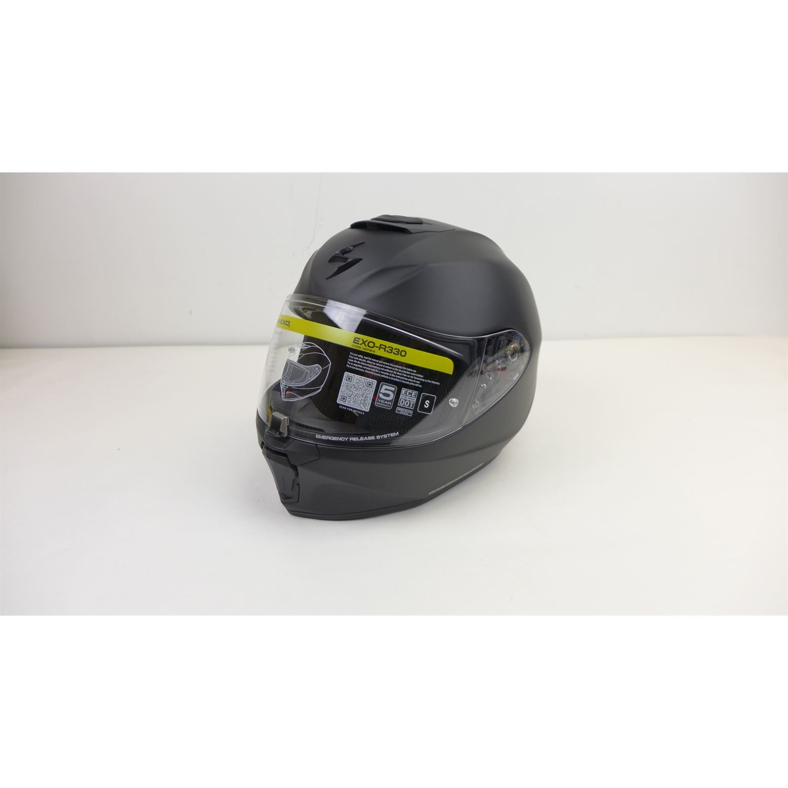 ScorpionEXO EXO-R330 Full-Face Helmet - Solid Matte Black - Small OPEN BOX [MPN: 33-0103]_2356096