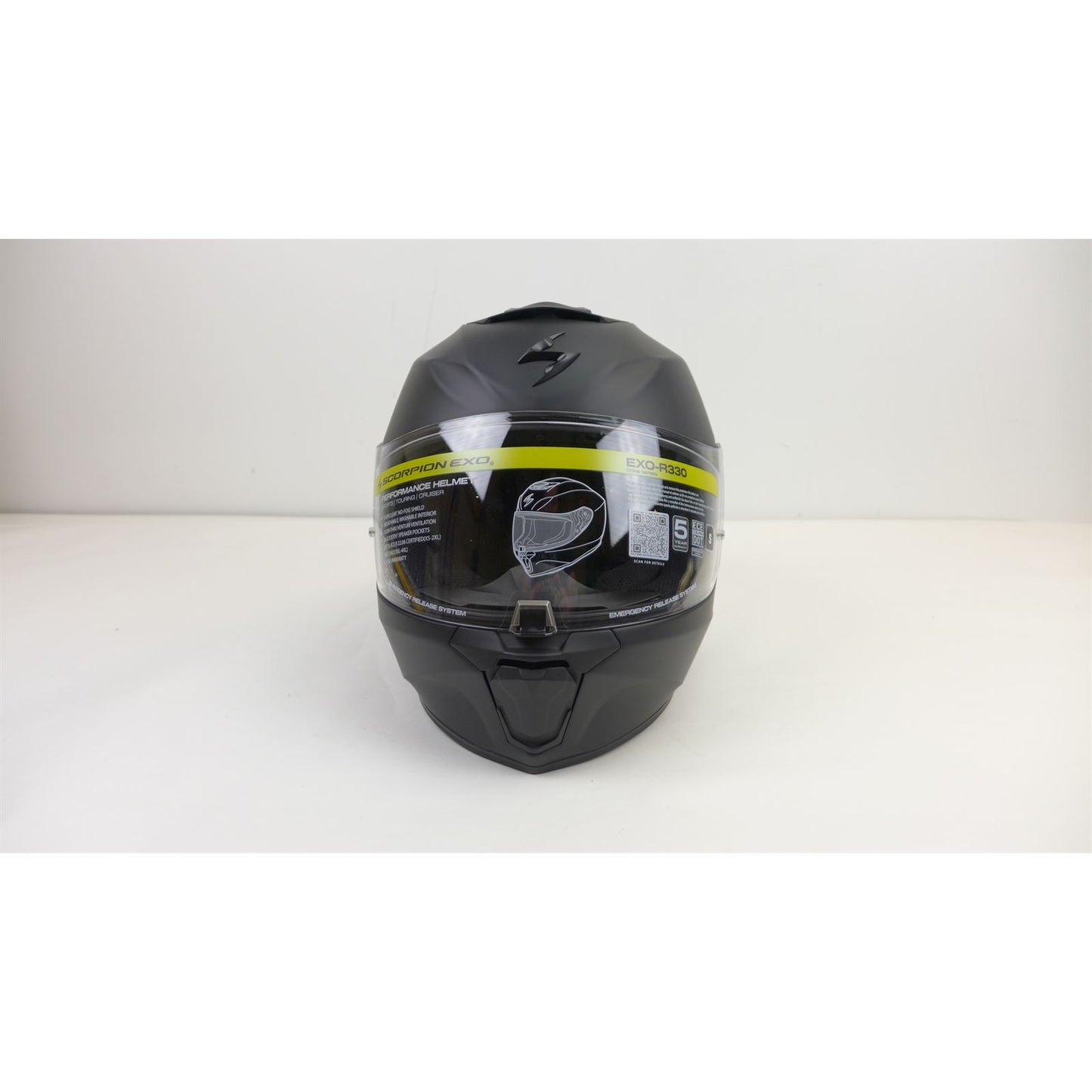 ScorpionEXO EXO-R330 Full-Face Helmet - Solid Matte Black - Small OPEN BOX [MPN: 33-0103]_2356025