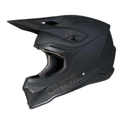 O'Neal 4 SRS Helmet Solid - Black/Gray_2401638