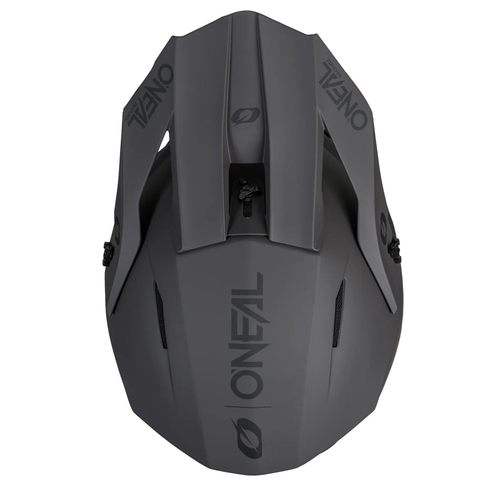 O'Neal 4 SRS Helmet Solid - Gray/Black_2402640