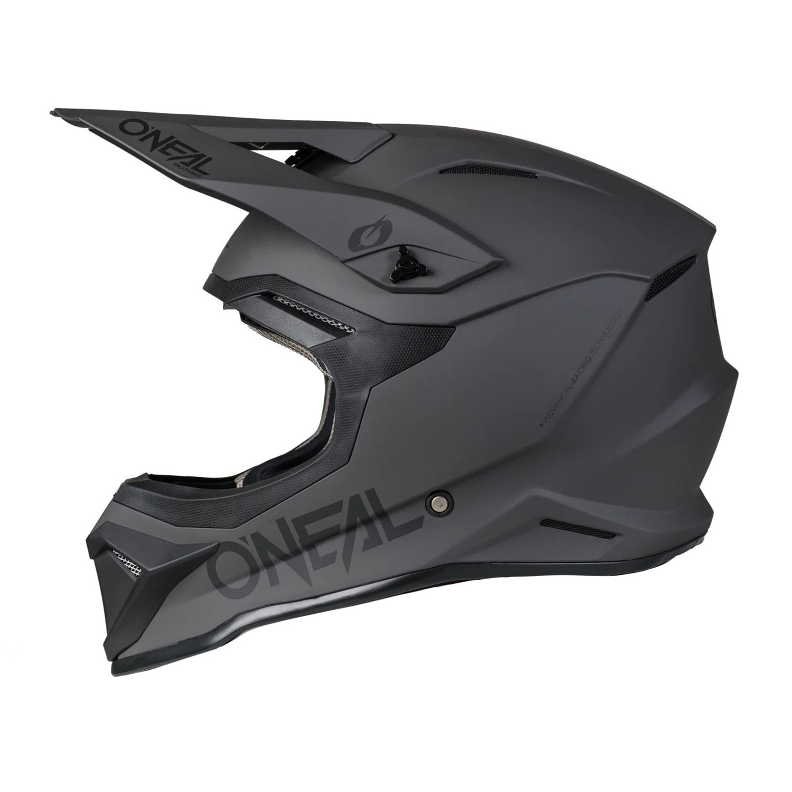 O'Neal 4 SRS Helmet Solid - Gray/Black_2402638