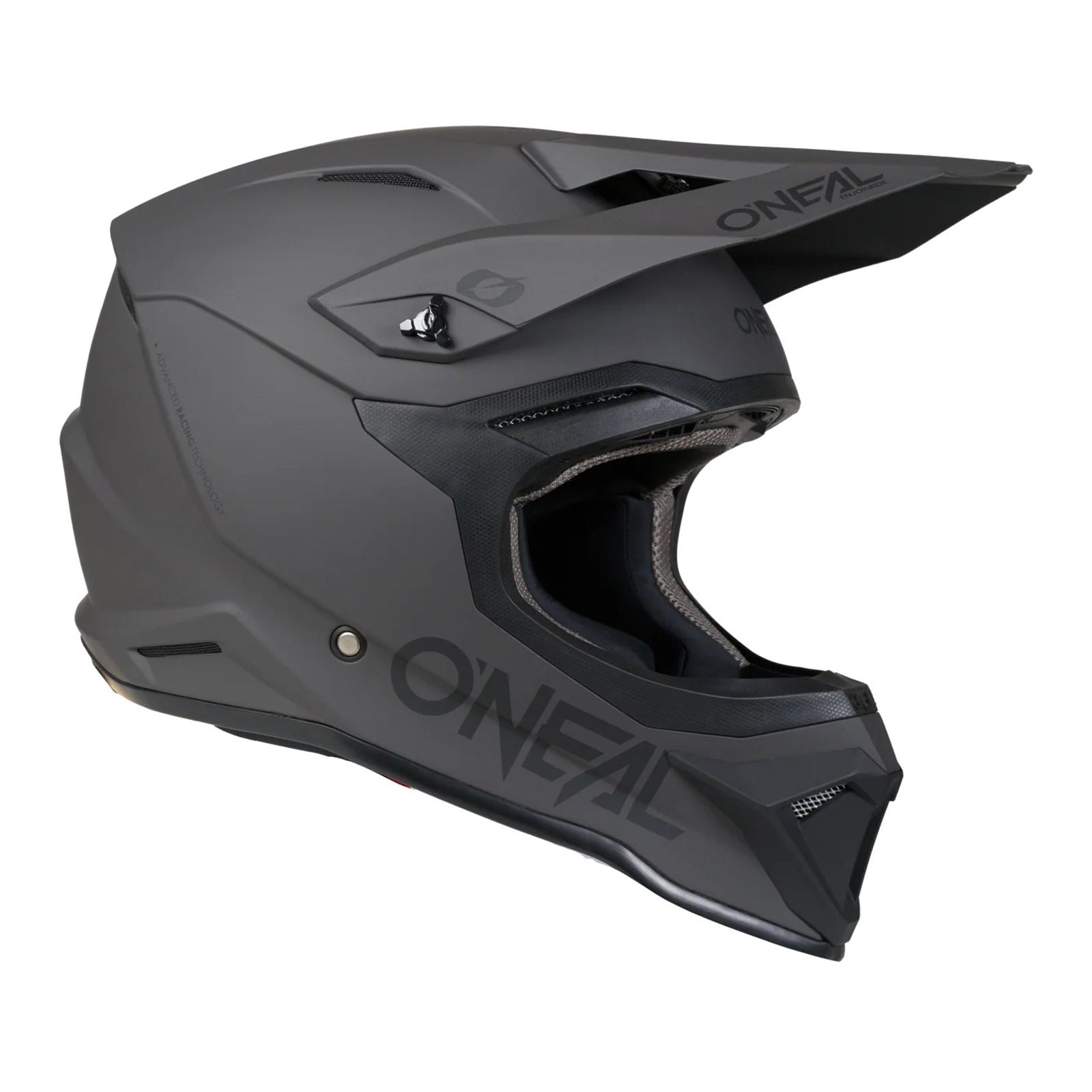 O'Neal 4 SRS Helmet Solid - Gray/Black_2402637