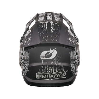 O'Neal 4 SRS Helmet Rancid - Black/Gray_2425053