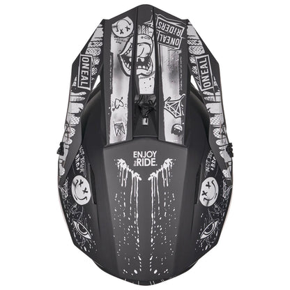 O'Neal 4 SRS Helmet Rancid - Black/Gray_2424997