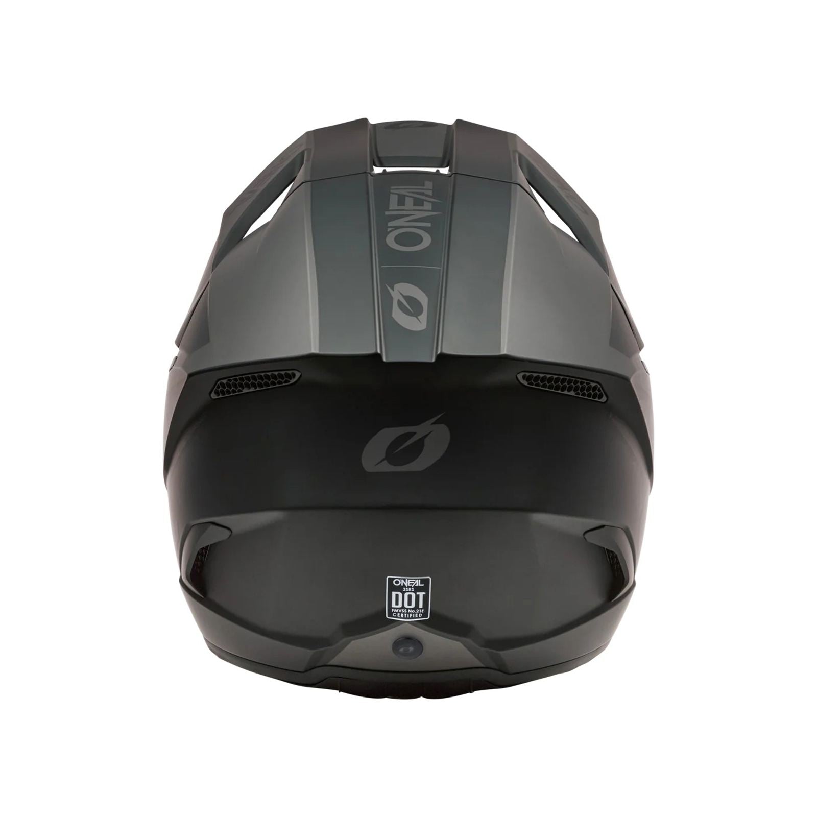 O'Neal 3 SRS Helmet Solid - Black/Gray_2398206