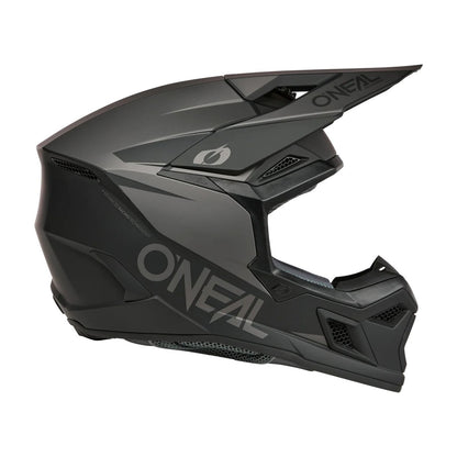 O'Neal 3 SRS Helmet Solid - Black/Gray_2398135