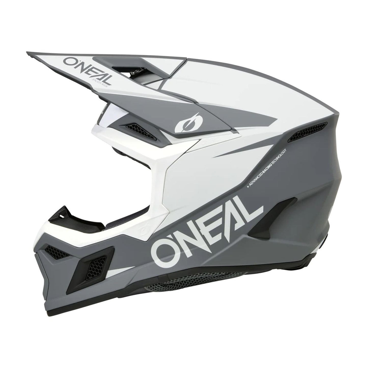 O'Neal 3 SRS Helmet Solid - White/Black_2400136