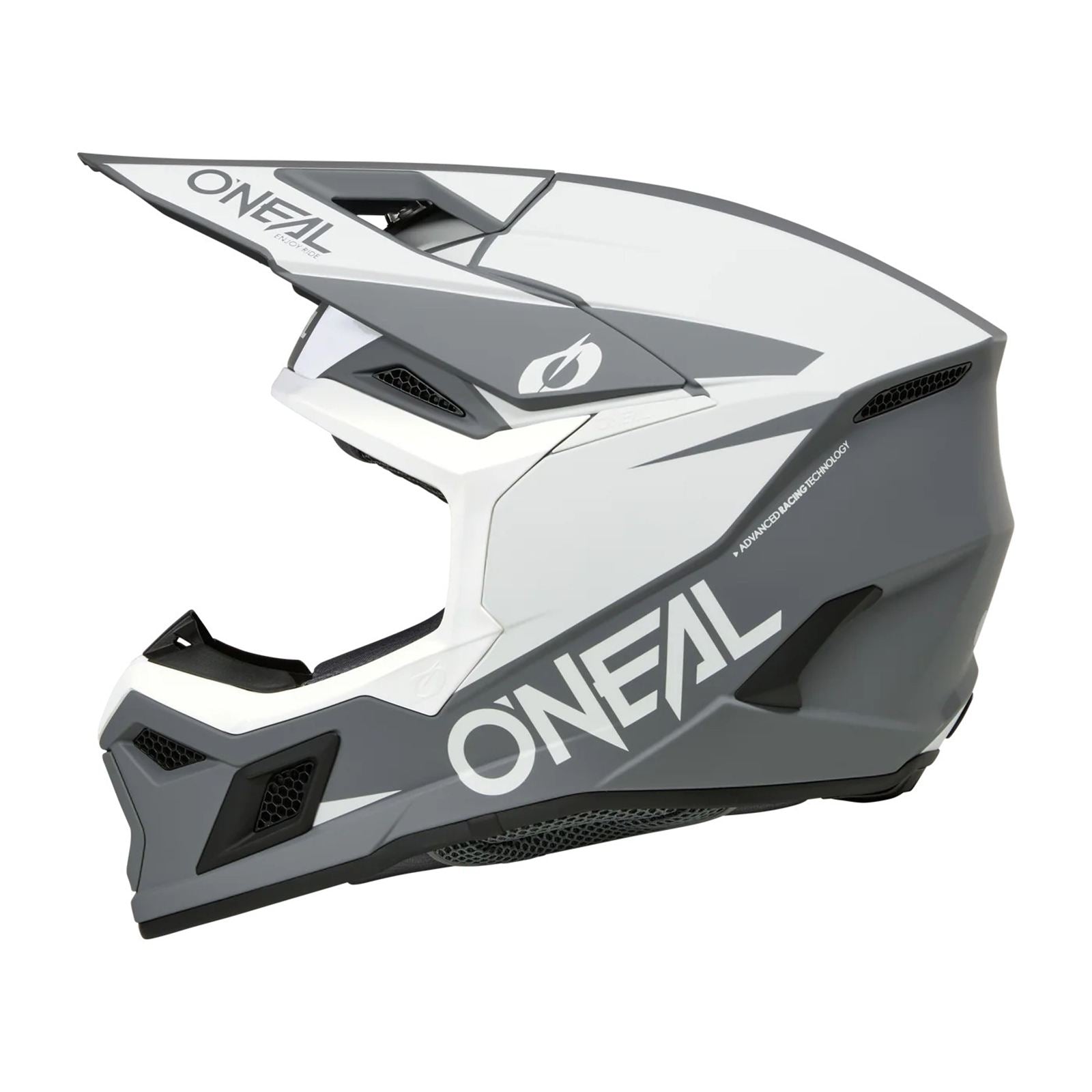 O'Neal 3 SRS Helmet Solid - White/Black_2400136