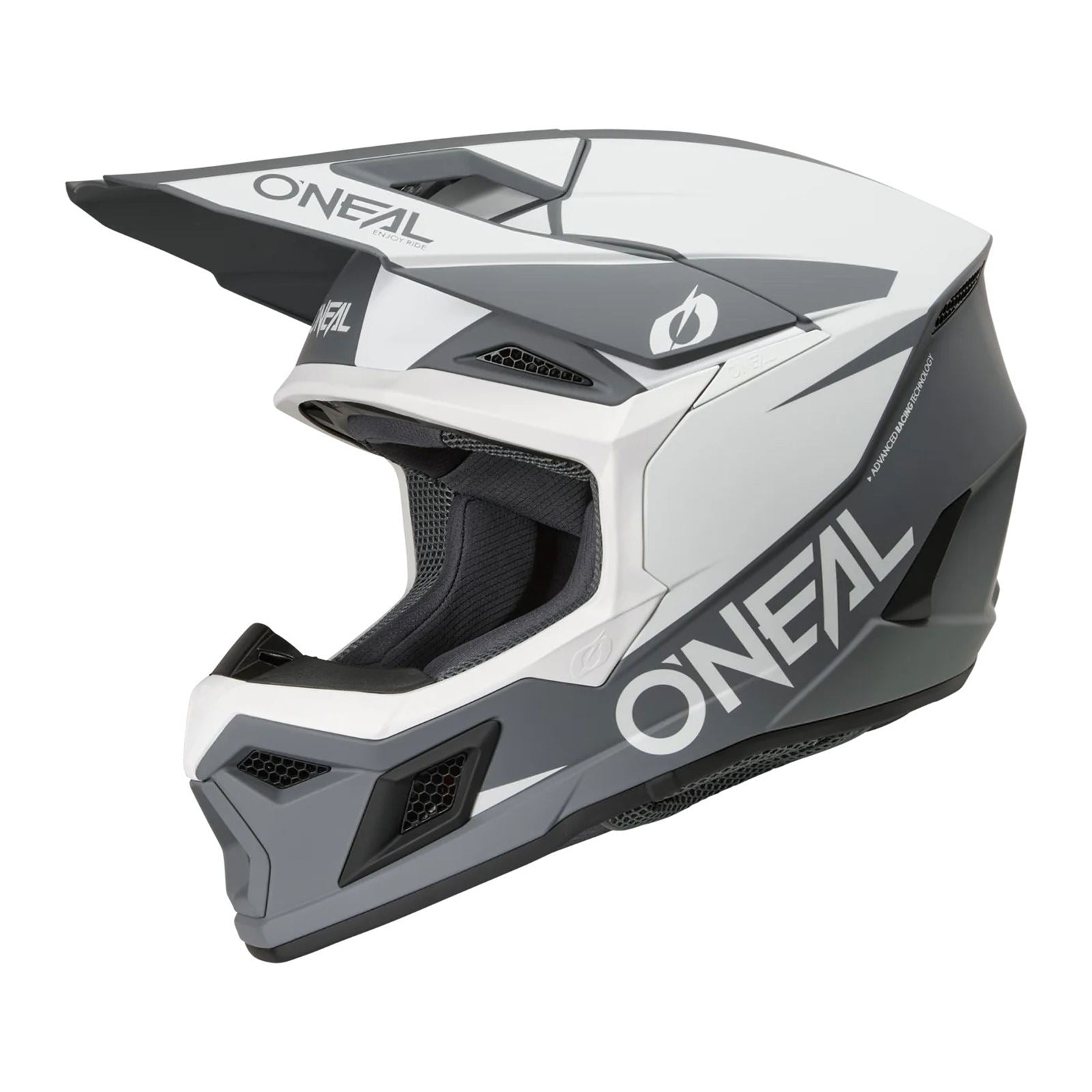 O'Neal 3 SRS Helmet Solid - White/Black_2400138