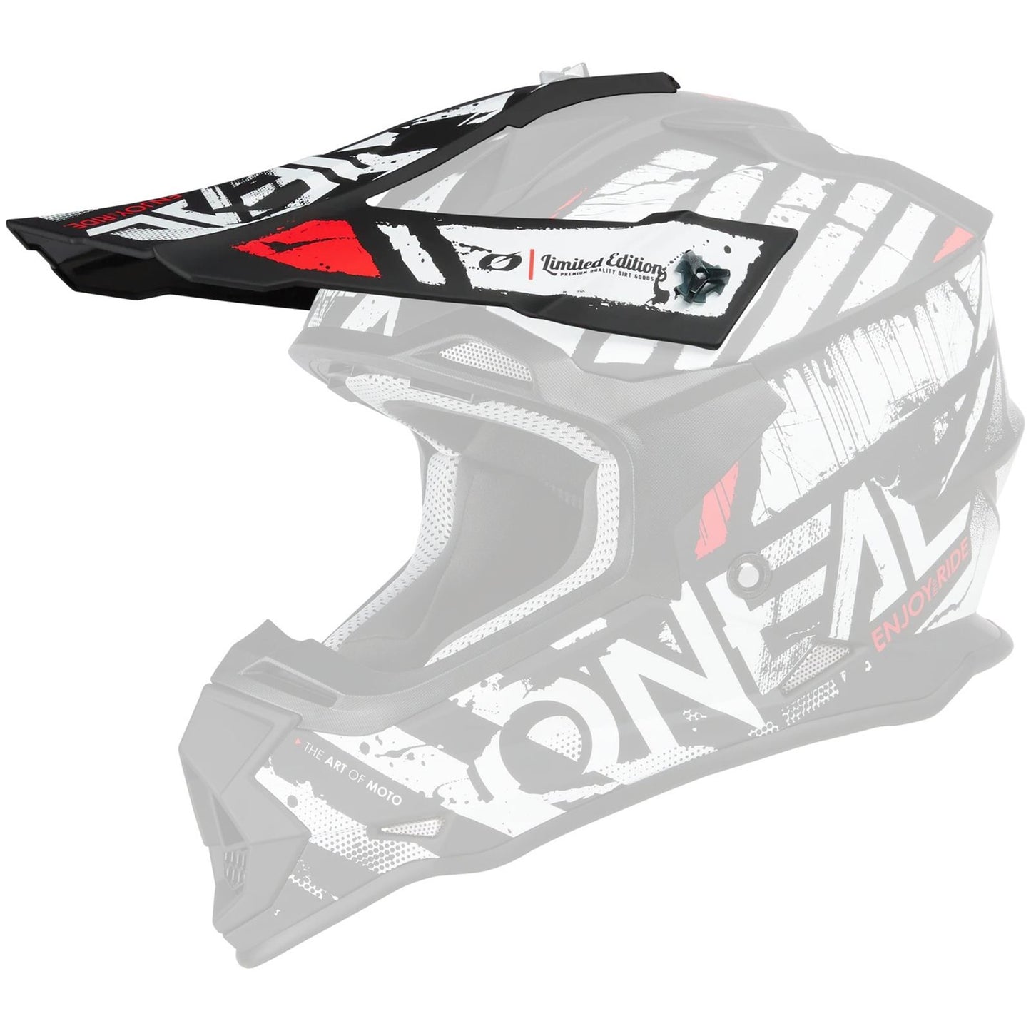 O'Neal 2 SRS Glitch Visor - - Black/White [MPN: 0200-160]_2395988