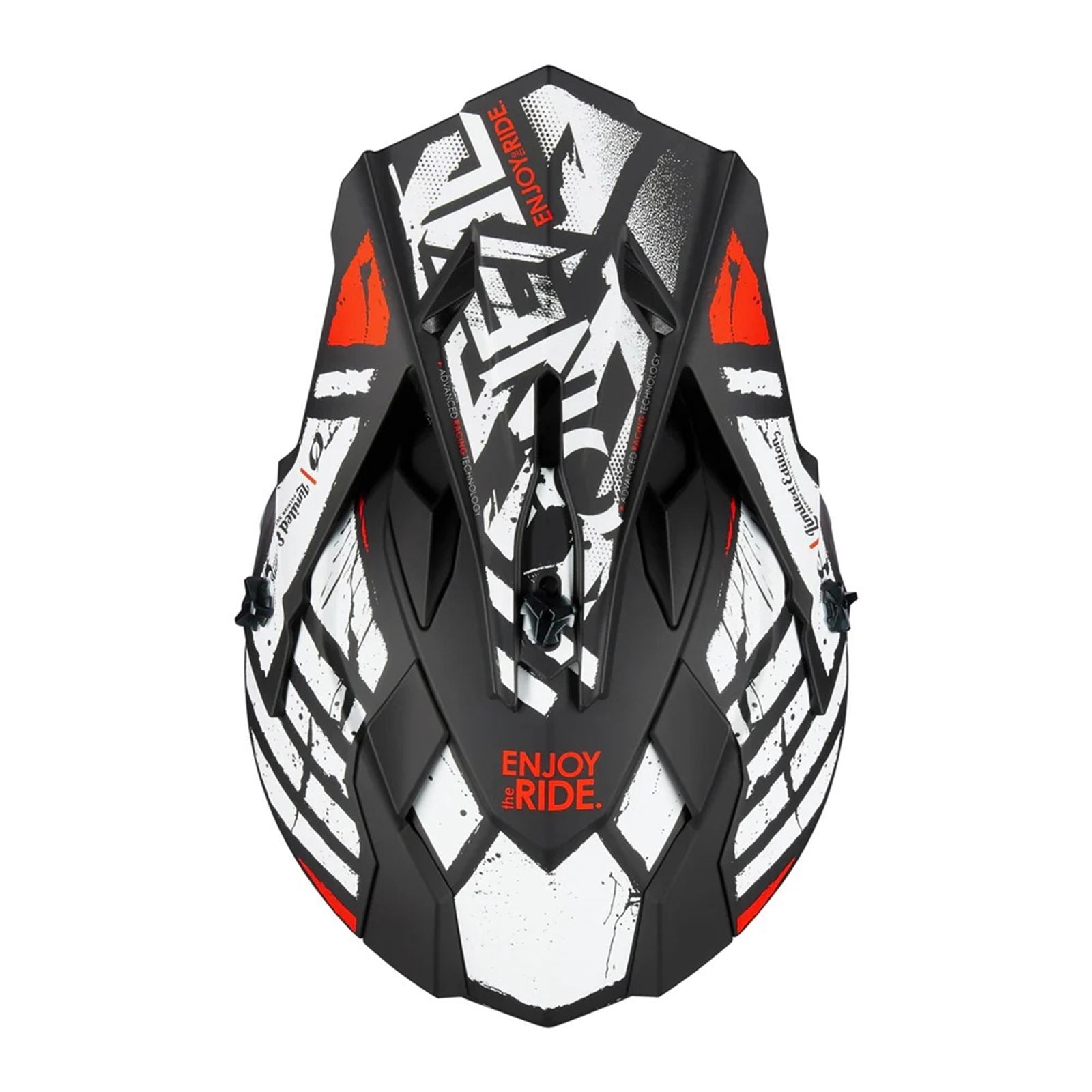 O'Neal 2 SRS Glitch Helmet - Black/White - XL [MPN: 0200-165]_2395935