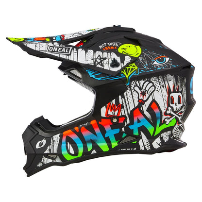 O'Neal 2 SRS Helmet - Rancid - Black/White_2395869