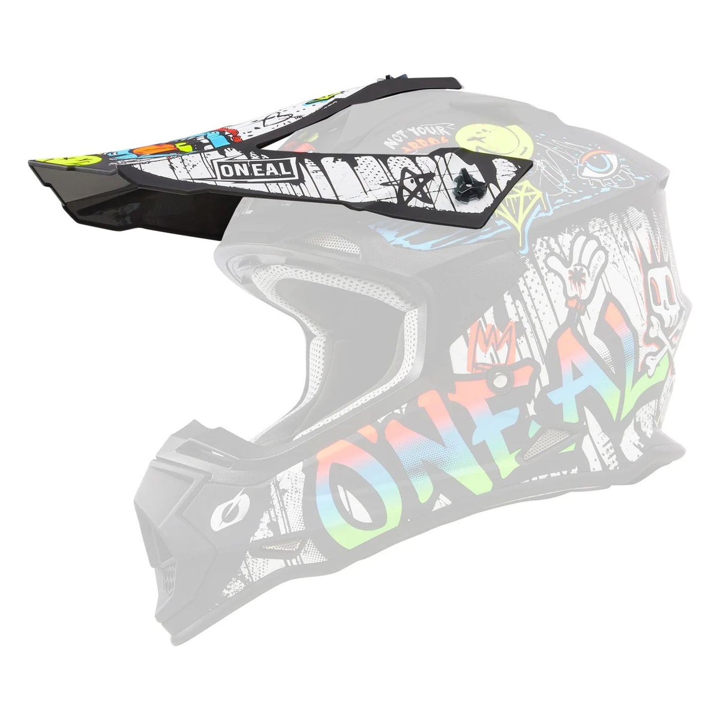 O'Neal 2 SRS Youth Visor - Rancid - Multi [MPN: 0200-090]_2396018