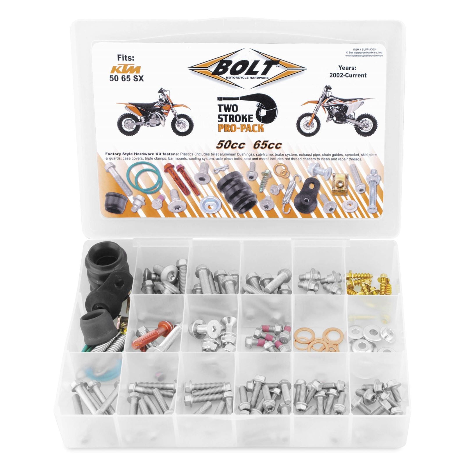 Bolt MC Hardware Euro Style Two Stroke Pro-Pack EUPP-50/65_212905