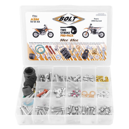 Bolt MC Hardware Euro Style Two Stroke Pro-Pack EUPP-50/65_212905