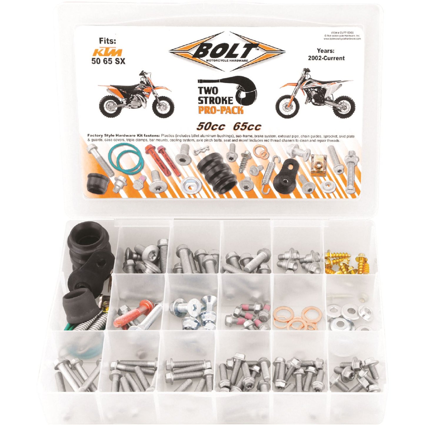 Bolt MC Hardware Euro Style Two Stroke Pro-Pack EUPP-50/65_212906