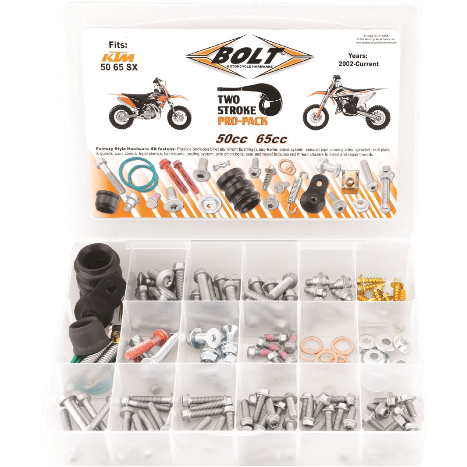 Bolt MC Hardware Euro Style Two Stroke Pro-Pack EUPP-50/65_212906