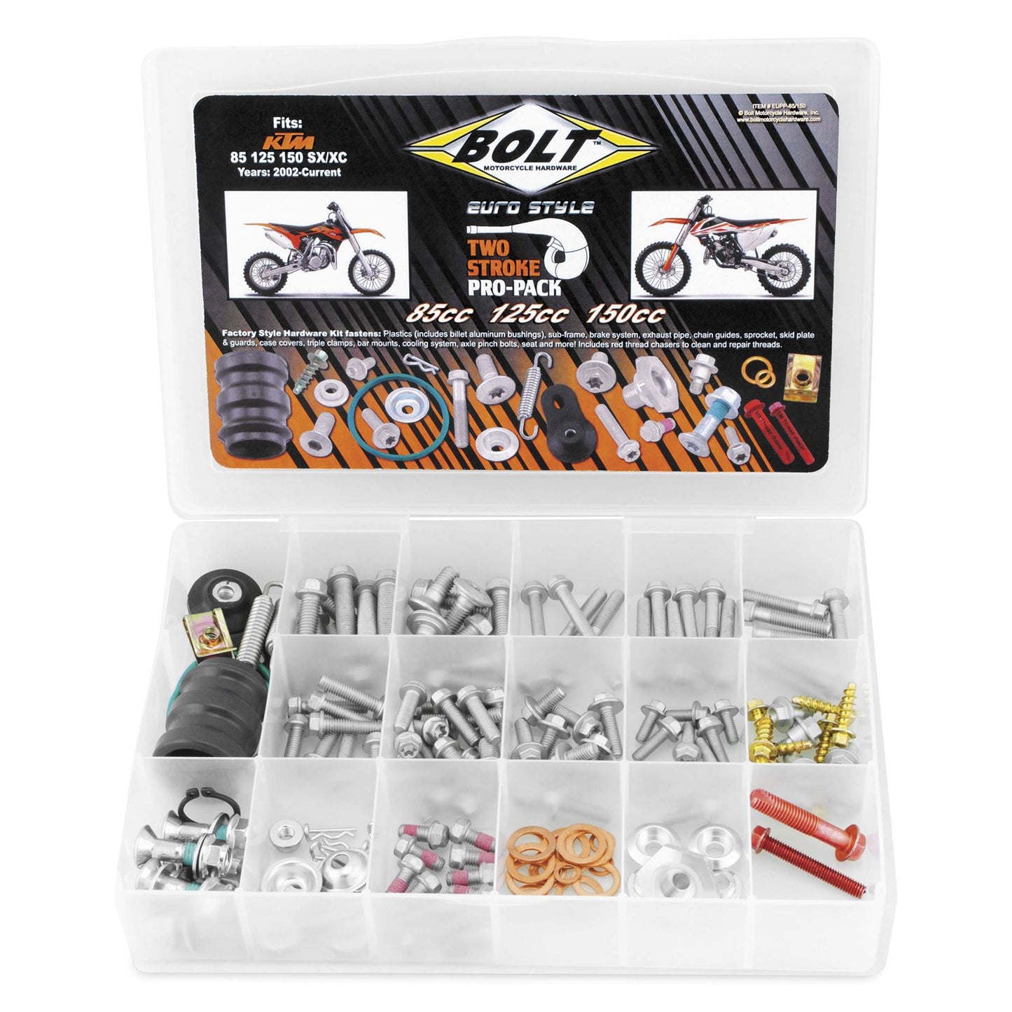 Bolt MC Hardware Euro Style Two Stroke Pro-Pack EUPP-85/150_212907