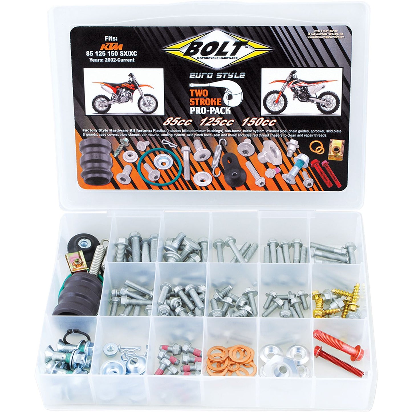 Bolt MC Hardware Euro Style Two Stroke Pro-Pack EUPP-85/150_354291