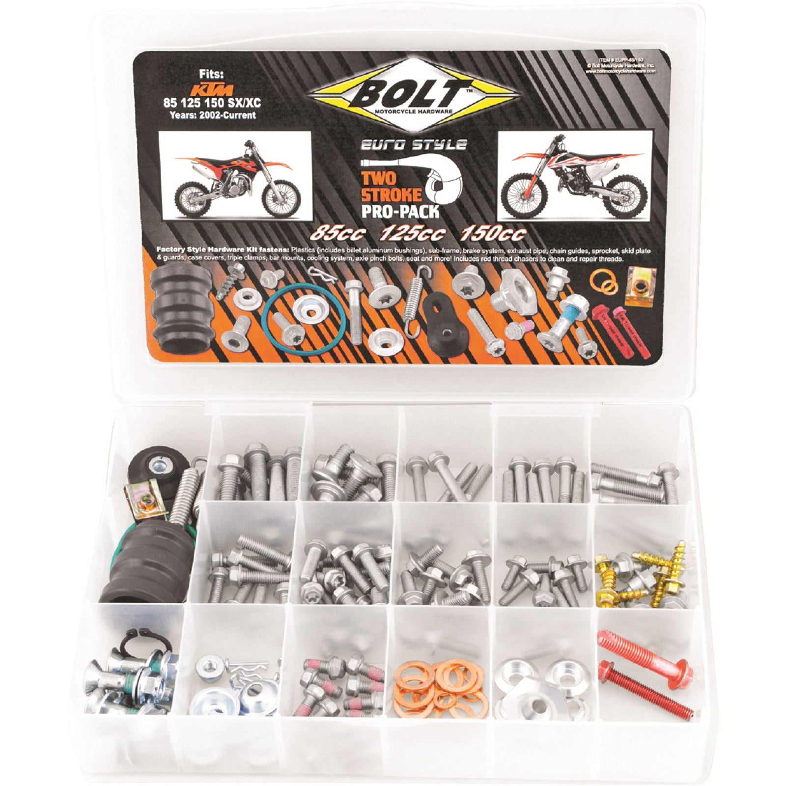 Bolt MC Hardware Euro Style Two Stroke Pro-Pack EUPP-85/150_212908