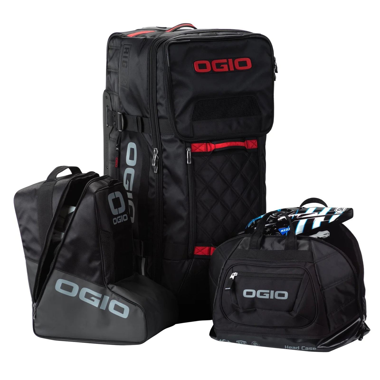 Ogio Rig T-3 Gear Bag - Black/Red [MPN: 5919580OG]_2573416
