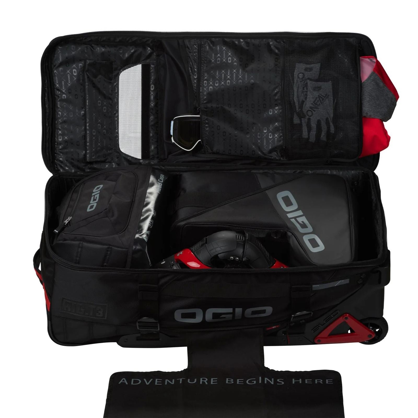 Ogio Rig T-3 Gear Bag - Black/Red [MPN: 5919580OG]_2573418