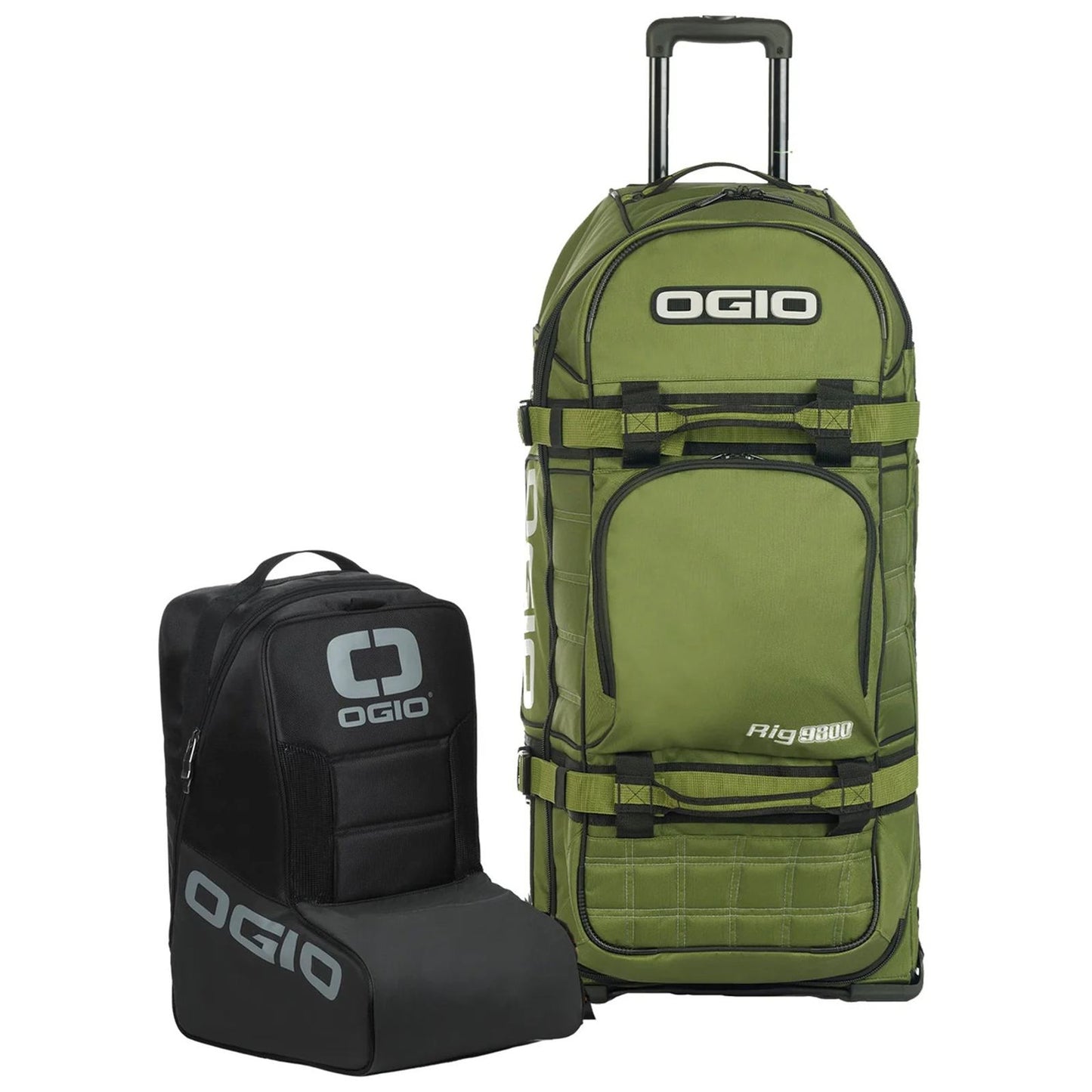 Ogio Rig 9800 Pro Bag + MX Boot Bag - Green [MPN: 801003.34]_2396169