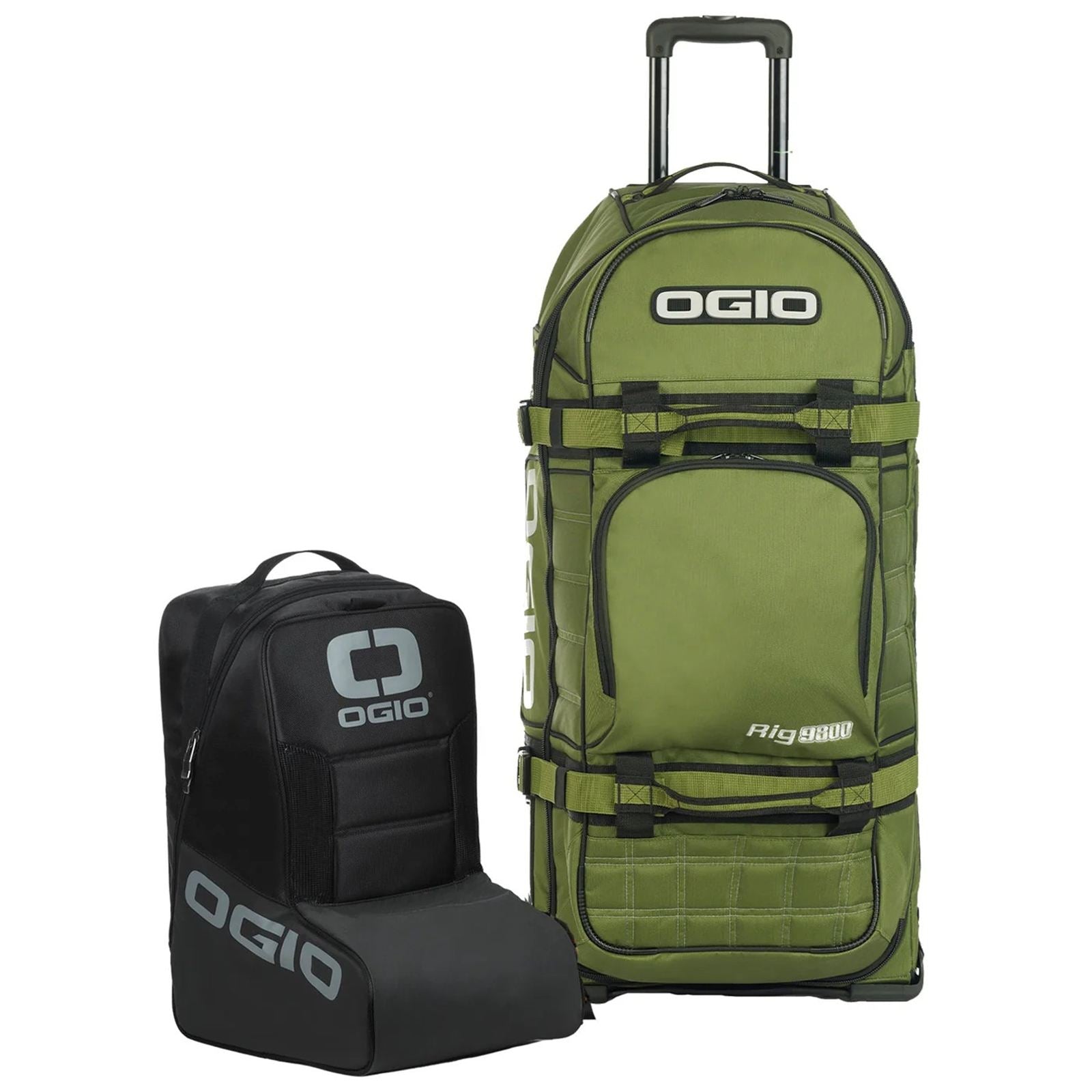 Ogio Rig 9800 Pro Bag + MX Boot Bag - Green [MPN: 801003.34]_2396169