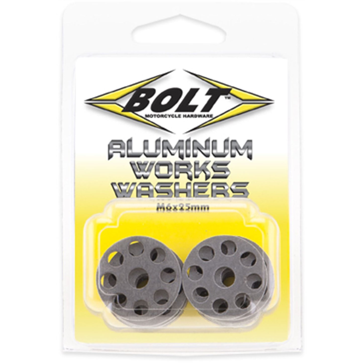 Bolt MC Hardware Aluminum Works Washers 6x25mm - 10/Pack 2009-AWW.25_1002277