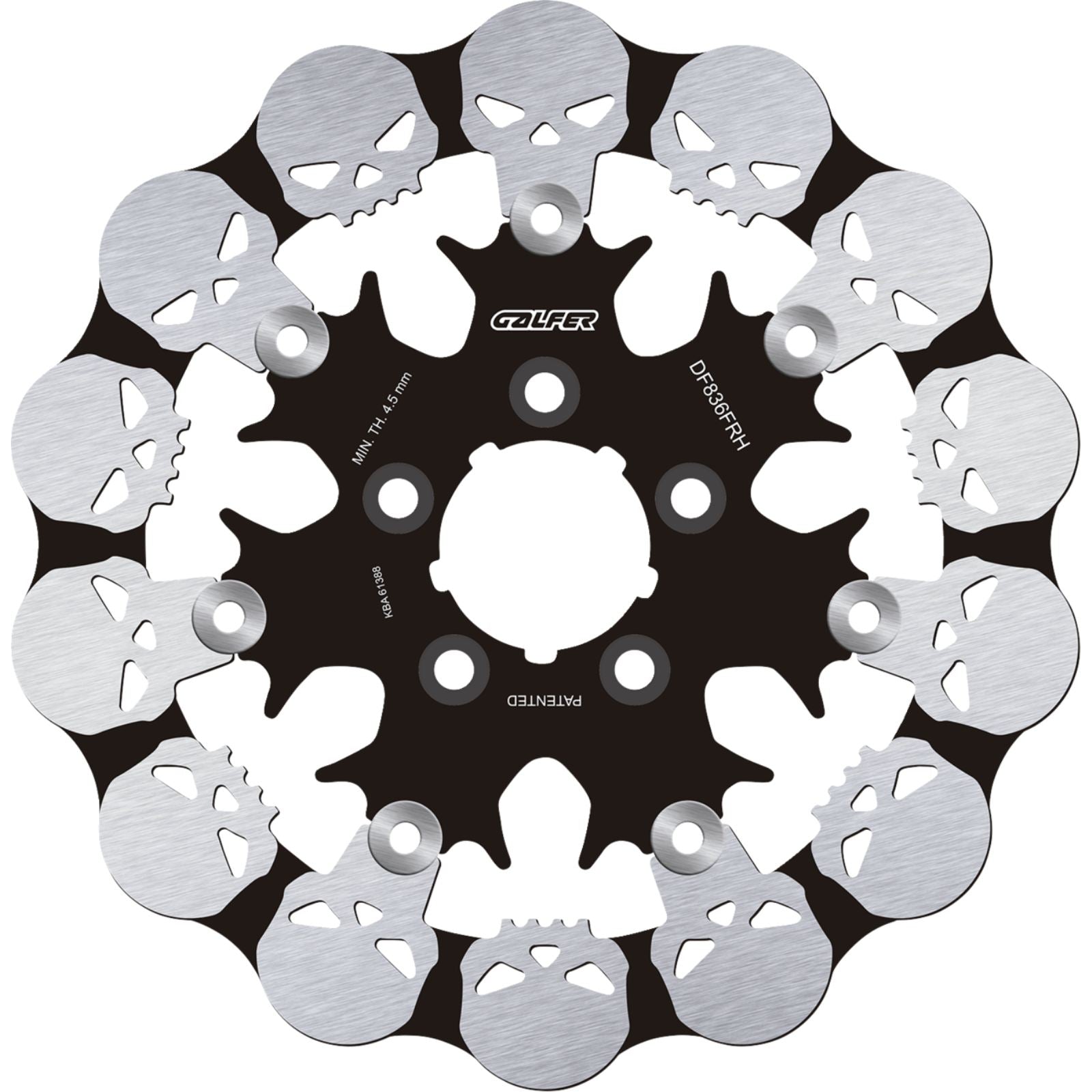 Galfer Brake Rotor - Floating - Rear for Harley-Davidson [MPN: DF836FRH]_2345908