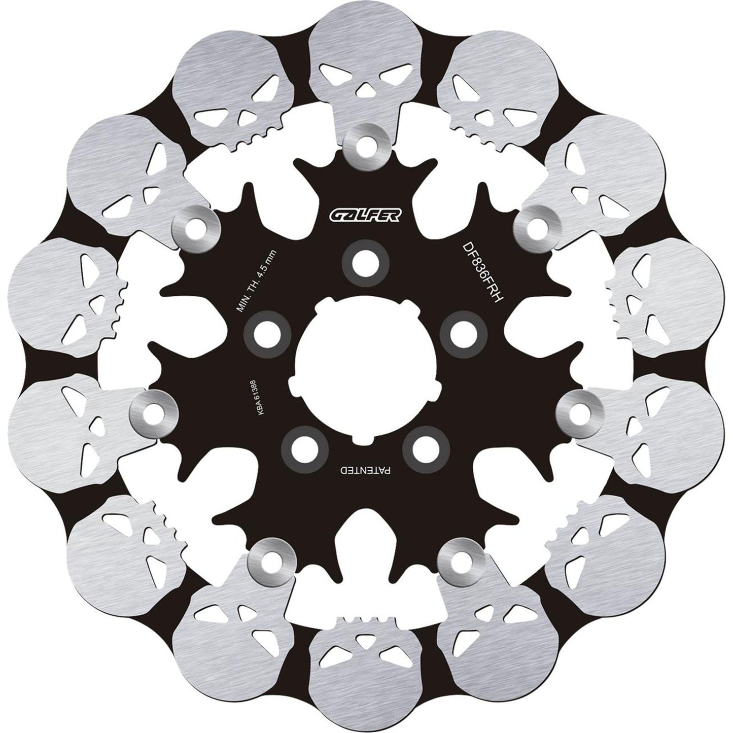 Galfer Brake Rotor - Floating - Rear for Harley-Davidson [MPN: DF836FRH]_2537656