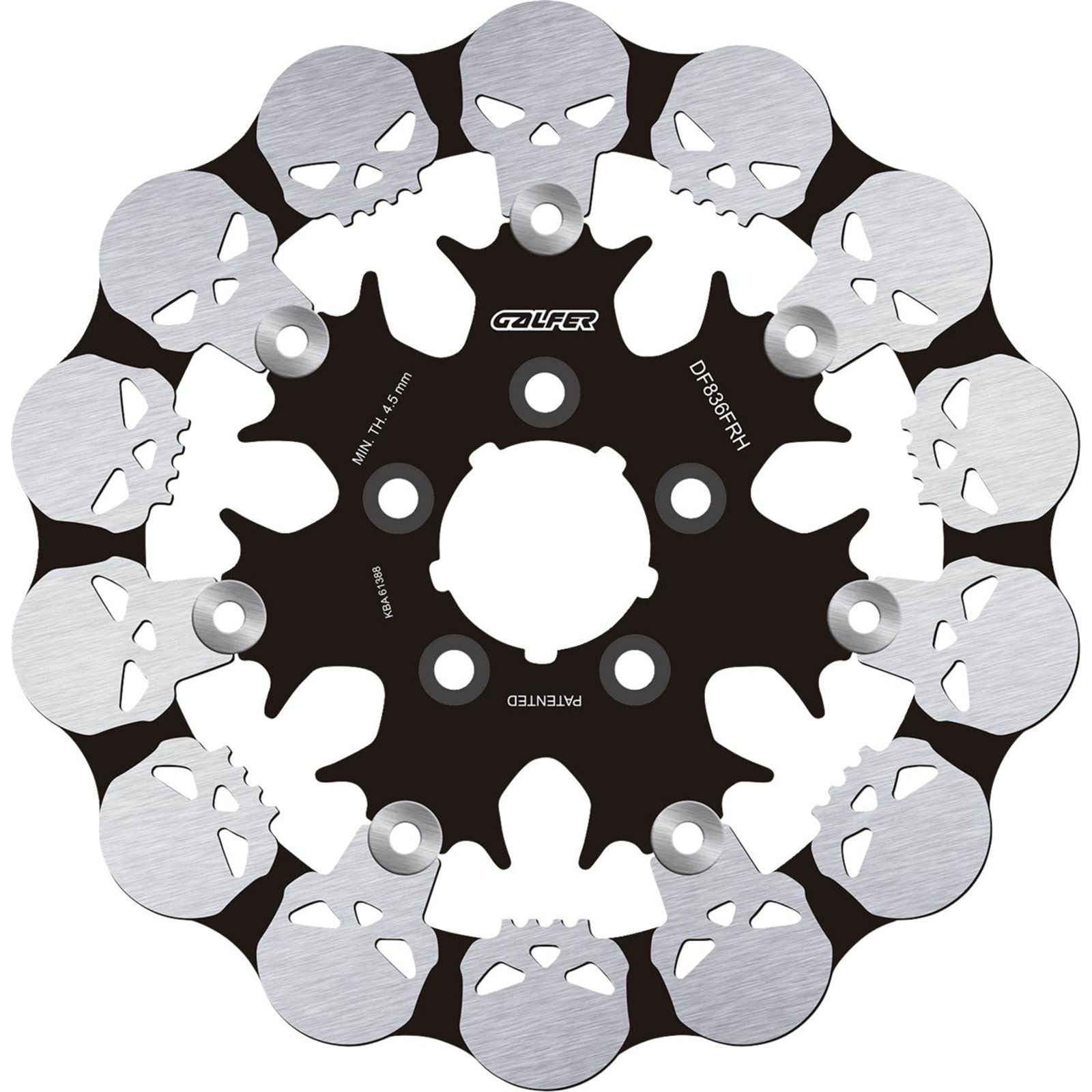 Galfer Brake Rotor - Floating - Rear for Harley-Davidson [MPN: DF836FRH]_2537656