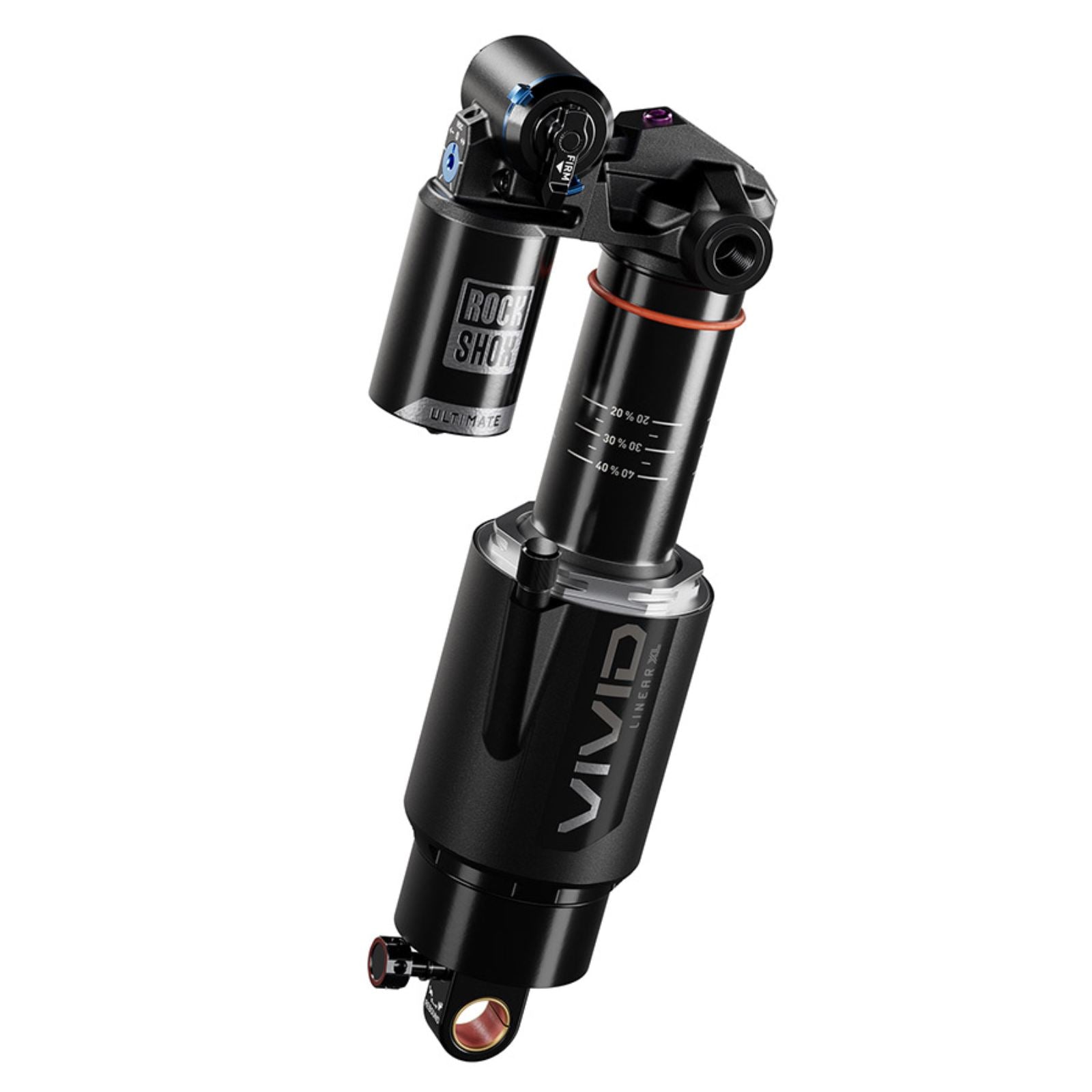 RockShox Vivid Ultimate RC2T Rear Shock 205x60 mm, Standard Trunnion, D1 [MPN: 00.4118.547.007]_2346226