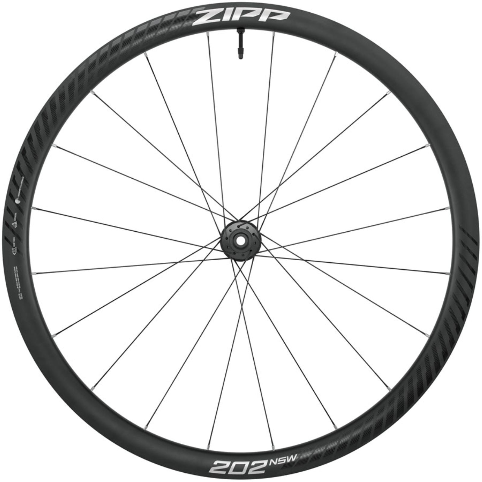 Zipp 202 NSW Front Wheel - 700, 12 x 100mm, Black/Dark Gray [MPN: 00.1918.800.000]_2348094